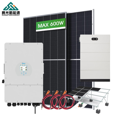 MPPT 8kw Hệ thống năng lượng mặt trời lai CE/RoHS/UN38.3/MSDS Chứng nhận