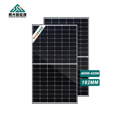 400w 410w Photovoltaic tấm pin mặt trời với Imp 12.7-13.2A và thấp sắt kính