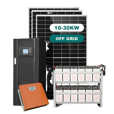 Off Grid 15KW Hệ thống pin mặt trời độc lập cho các ứng dụng thương mại gia đình