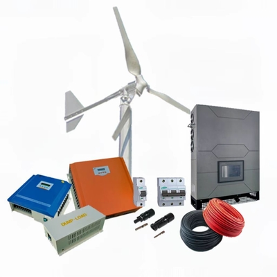 10KW 380VAC Trên hệ thống điện gió mặt trời lai với lưỡi dao sợi thủy tinh gia cố