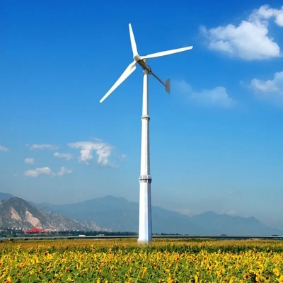 Kết nối cột sợi dây chuyền 10Kw Wind Energy Generator On Grid Wind Solar Hybrid Power System