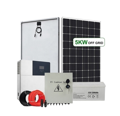 Rack gắn 48v hệ thống pin mặt trời ngoài lưới hệ thống lưới mặt trời lai