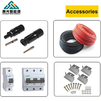 60HZ Toàn bộ trên lưới Hệ thống mặt trời trên mái nhà 10kw Hệ thống mặt trời trên lưới