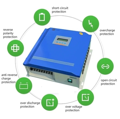 Hiển thị LED 15kw Wind Hybrid Controller Mppt Solar Wind Charge Controller
