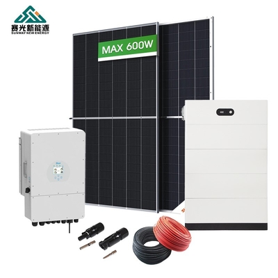 Hệ thống năng lượng mặt trời lai 10kw 15kw 20kw Cho thị trường B2B