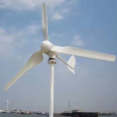 Hệ thống sản xuất năng lượng gió lai 3Kw / 5Kw / 10Kw với lưỡi cáp thủy tinh gia cố