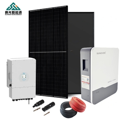 LiFePO4 Hệ thống năng lượng mặt trời điện tích hợp 3 giai đoạn 5kw 8kw 10kw 48v