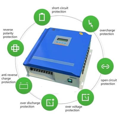 Bộ điều khiển năng lượng mặt trời và gió 48V 96V với pin lithium LiFePO4