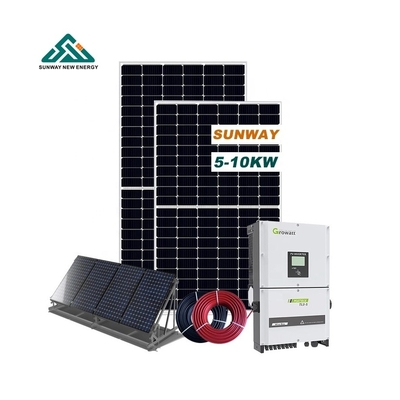 Hệ thống mặt trời ngoài trời 10000w lai trên lưới 110V/127V/220VAC/380VAC/480V