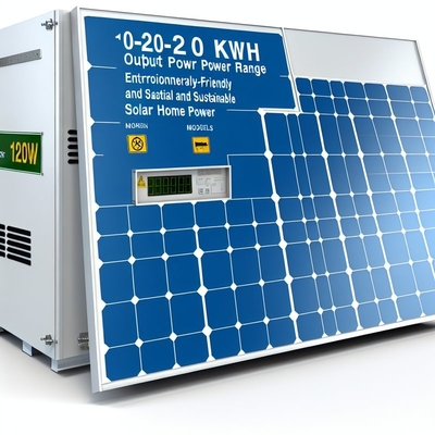 10-20 KWh Điện năng lượng đầu ra Hệ thống tấm pin mặt trời thân thiện với môi trường cho năng lượng mặt trời thân thiện với môi trường và bền vững