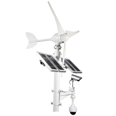 Đèn đường LED tiết kiệm năng lượng lai gió năng lượng mặt trời thông minh 300W 600W ngoài trời với camera CCTV 4G 5G