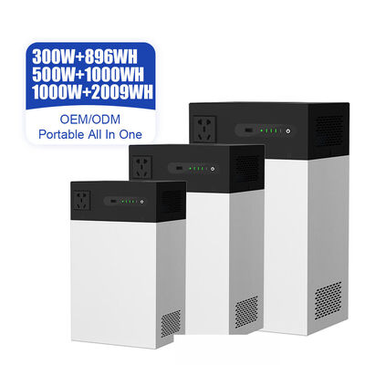 1004.8Wh Hệ thống năng lượng mặt trời sạc kép 500W ESS di động