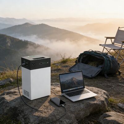 Hệ thống năng lượng mặt trời điện áp toàn cầu 500W 1004,8Wh ESS di động