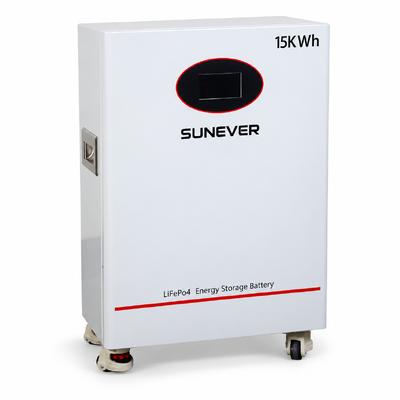 SUNEVER TD-15 51.2V 300Ah LiFePO4 Pin năng lượng mặt trời 15.36kWh 200A CAN RS485 Dạng đứng sàn