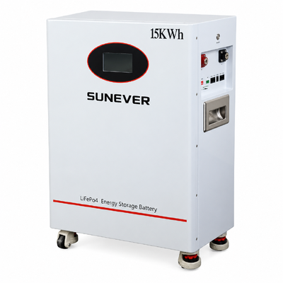 SUNEVER TD-15 Ắc quy gia đình LiFePO4 15kWh 51.2V 300Ah Lưu trữ Năng lượng Mặt trời Dạng đứng