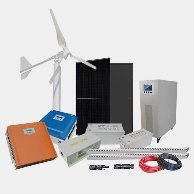 10Kw Off Grid Wind Energy Generator Hệ thống sản xuất điện gió lai cho các khu vực xa xôi