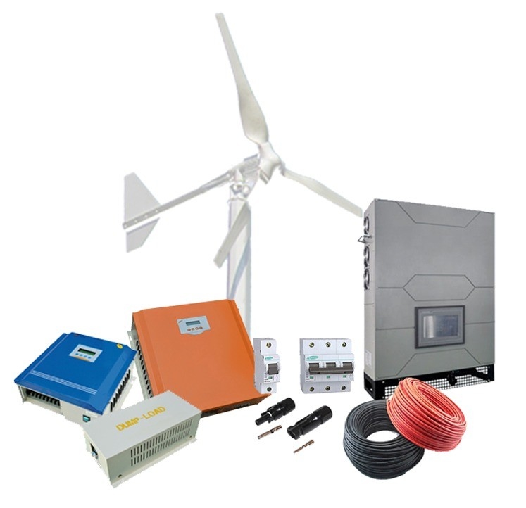 10kw 3 giai đoạn năng lượng gió mặt trời gia đình 10kw trên hệ thống điện gió lưới để chứng nhận CE