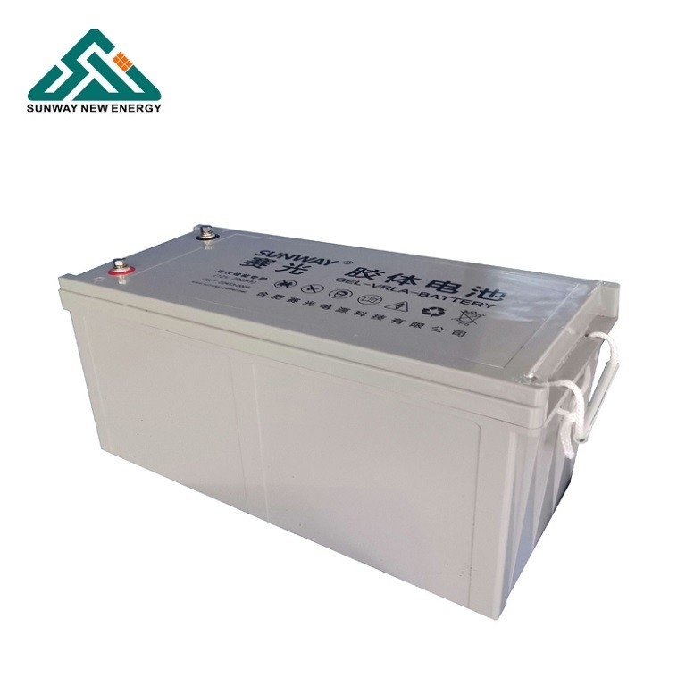 Sạc 12V 200ah/250ah pin pin pin axit xơ xê chọn vật liệu cho năng lượng mặt trời