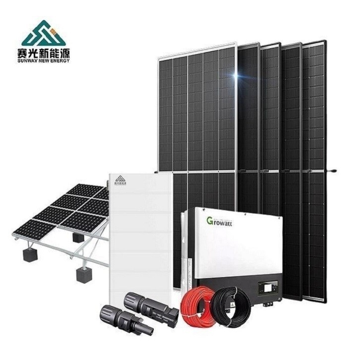 5kw 10kw 15kw 20kw Hệ thống năng lượng tấm pin mặt trời hoàn chỉnh cho nhà trong chế độ chia