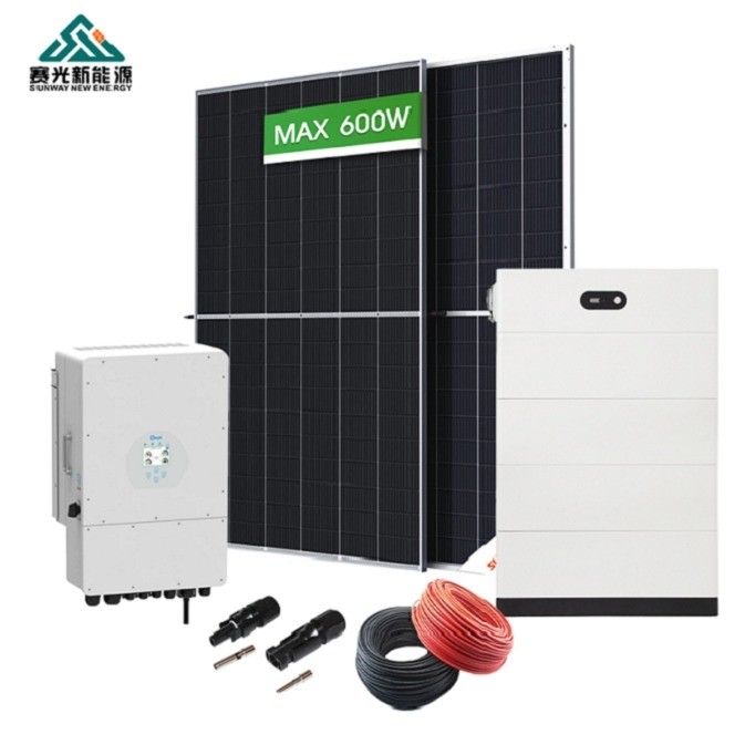 CE chứng nhận 10kw 12kw Monocrystalline Silicon Solar Panel Power Pv System cho nhà
