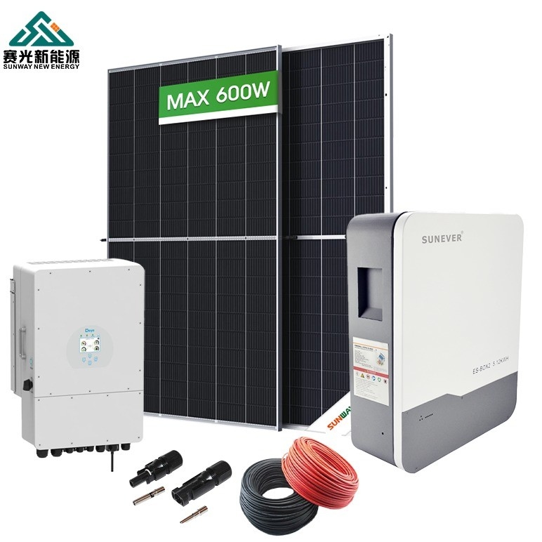 8kw Hệ thống năng lượng mặt trời hoàn chỉnh cho gia đình Hệ thống năng lượng mặt trời Bộ thiết kế dự án trước bán hàng