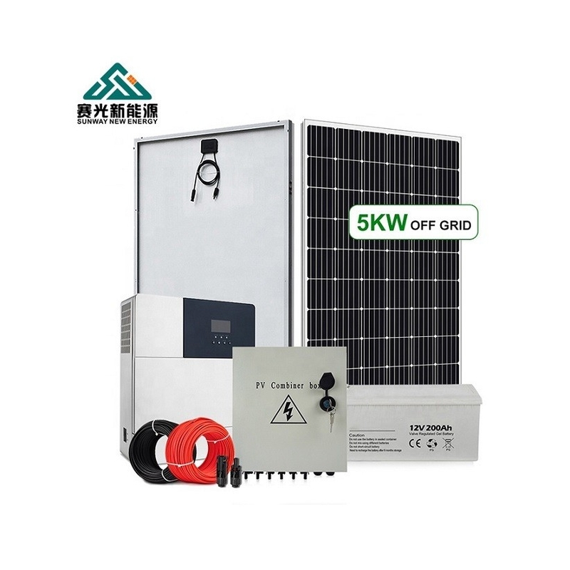 Hệ thống tấm pin mặt trời 10kw 20kw 30kw với điện áp đầu ra 110V/127V/220VAC/380VAC/480V