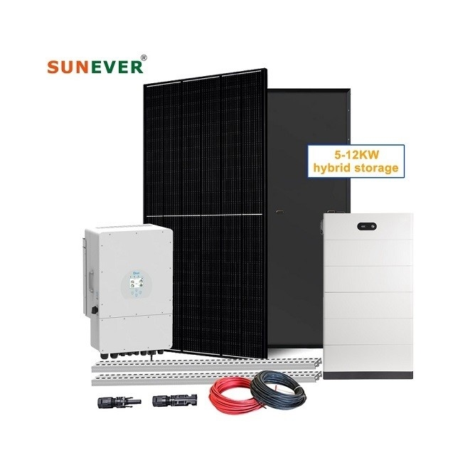 Hệ thống năng lượng mặt trời gia đình 10kw với chế độ Off Grid và điện áp danh nghĩa 48Vdc/51.2Vdc