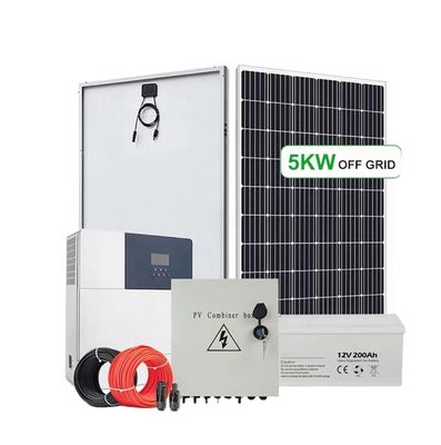 Hệ thống năng lượng mặt trời hiệu quả cao 51.2Vdc Off Grid Kit cho thị trường Myanmar