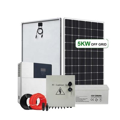 LiFePO4 MPPT Hệ thống năng lượng mặt trời 15kw Off Grid cho nhà ở CE RoHS chứng nhận