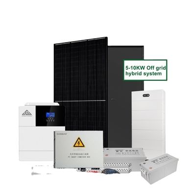 Bức tường gắn 8kw Off Grid Hệ thống mặt trời với tấm pin mặt trời tất cả trong một