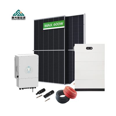Hệ thống năng lượng mặt trời 15kw gắn trên mái nhà với Deye Growatt Afore Inverter