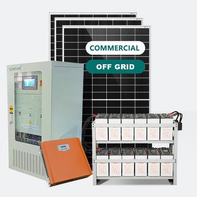 10kw-30kw Off Grid Hệ thống mặt trời cho nhà giá đỡ gắn pin Gel axit chì