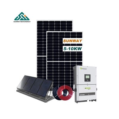 Photovoltaic thương mại trên hệ thống mặt trời lưới 20kw 5KW 10KW Đài đặt mặt đất