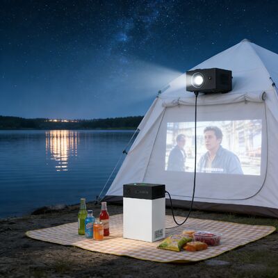 Hệ thống năng lượng mặt trời độc lập tất cả trong một 500W/1004.8Wh Pin Lithium Iron