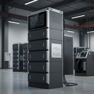 Phạm vi công suất đầu ra 10 đến 20 KWh Hệ thống lưu trữ năng lượng có công suất năng lượng danh nghĩa 5100 Wh Được thiết kế để quản lý năng lượng và hỗ trợ lưới điện